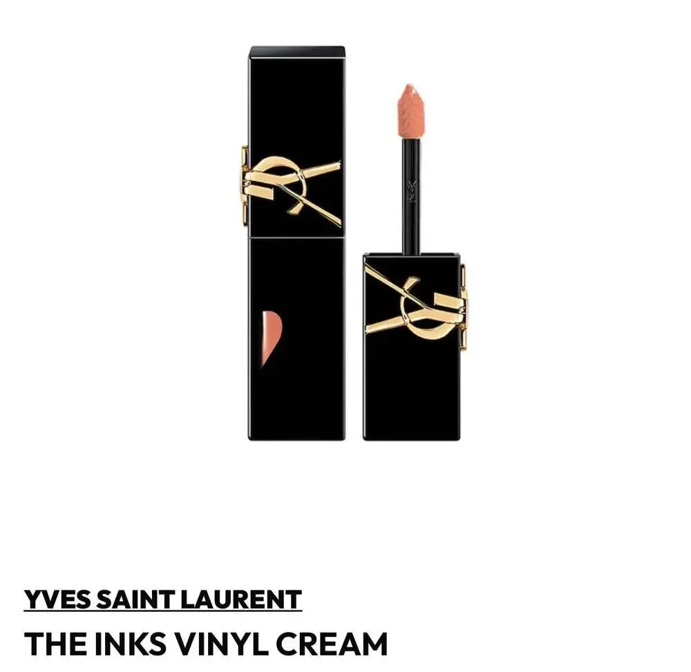 YSL The Inks Vinyl Cream High Shine Lip Stain in shade 620 Peach Subversion